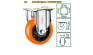 Колесо не поворотное Jadever №4 130кг  (1x30)  |*, шт