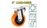 Колесо поворотное Jadever №3 100кг  (1x40)  |*, шт