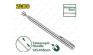 Магнит телескопический Jadever 125-635mm (1х200)  |*, шт