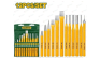 Набор выколоток и зубил Jadever 12pcs, шт
