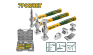 Набор молотков Jadever для рихтовки 7pcs (1x2)  |*, шт
