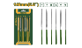 Набор надфелей Jadever 140mm 6pcs, шт