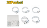 Набор Хомутов червячных Jadever 26pcs (1х20)  |*, набор