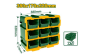 Органайзер модульный Jadever 380х170х320mm (1x4)  |*, шт