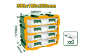 Органайзер модульный Jadever 380х182х320mm (1x4)  |*, шт