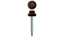 Саморез кровельн. 8019 (Серо-Коричневый) 4,8х25 (1х250)  /+, шт