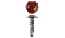 Саморез с пресс-шайбой RAL 3005 4,2х32 Сверло (винно-красный) 1х700  /+, шт