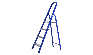 Стремянка STAIRS 10 ст 208см 10,2кг |+, шт