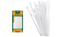 Стяжки кабельные Jadever Белые 250mm х 4,8mm 100pcs (1х140)  |*, пачка