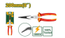 Тонкогубцы Jadever Диэлектрический №8 200mm (1х6)(1x36)  |*, шт