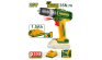 Аккумуляторная ударная дрель-шуруповерт Jadever 20V 35N.m (1x5) |*, шт