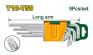 Звездочка Jadever Набор Средний T10-T50 (1x48)  |*, шт